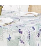 Lavender Bouquet vlekbestendig tafelkleed met coating