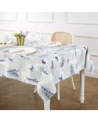 Lavender Bouquet vlekbestendig tafelkleed met coating