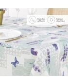Lavender Bouquet vlekbestendig tafelkleed met coating