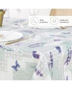 Lavender Bouquet vlekbestendig tafelkleed met coating