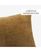 Funda de cojín Alenia amarillo mostaza - 45x45 cm
