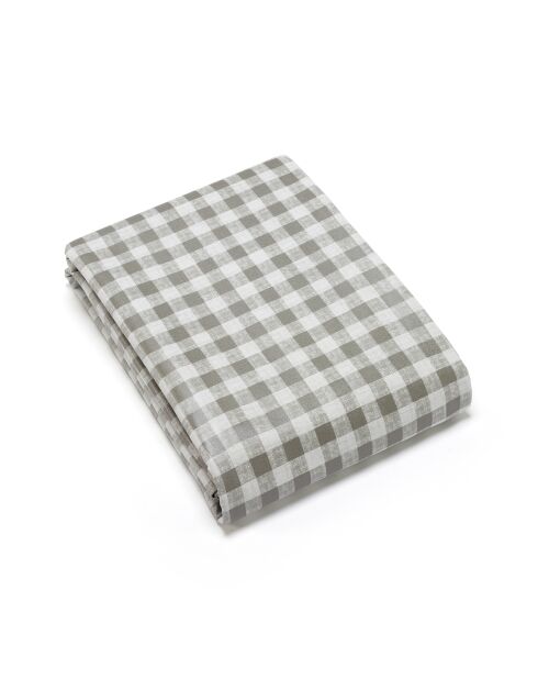 Tovaglia rivestita antimacchia Squares taupe