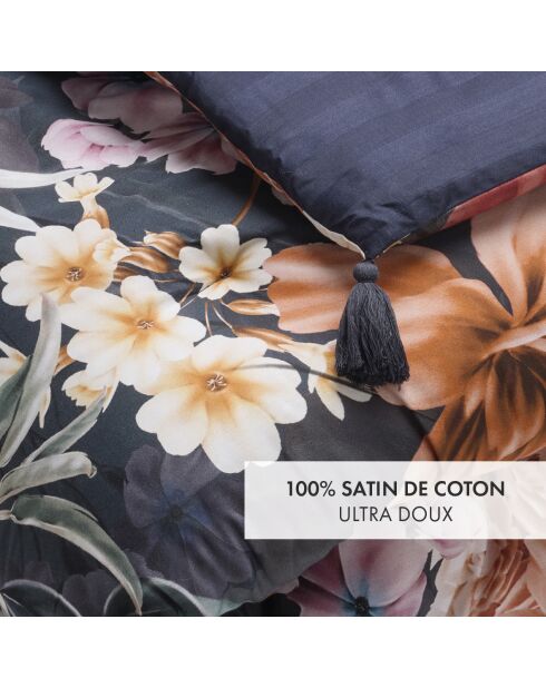 Dekbed met kwastjes Dark Blue Caramel Burst - 140x200 cm