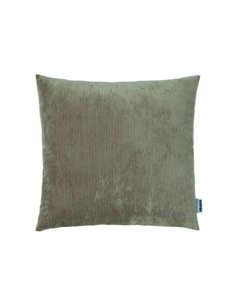 Funda de cojín de pana marrón - 45x45 cm