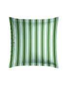 Lorine groen/blauwe katoenen satijnen kussensloop - 2x (63x63 cm)
