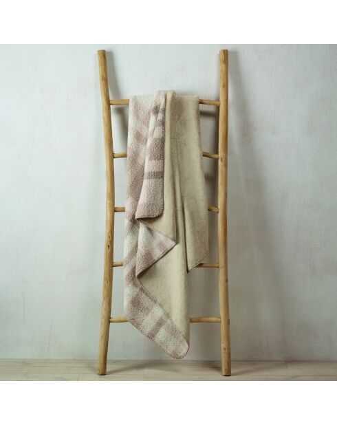 Tela polar maxi beige/taupe, 150 x 200 cm