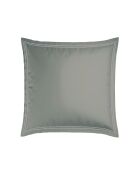 Set de 2 fundas de almohada de satén de algodón Annecy taupe