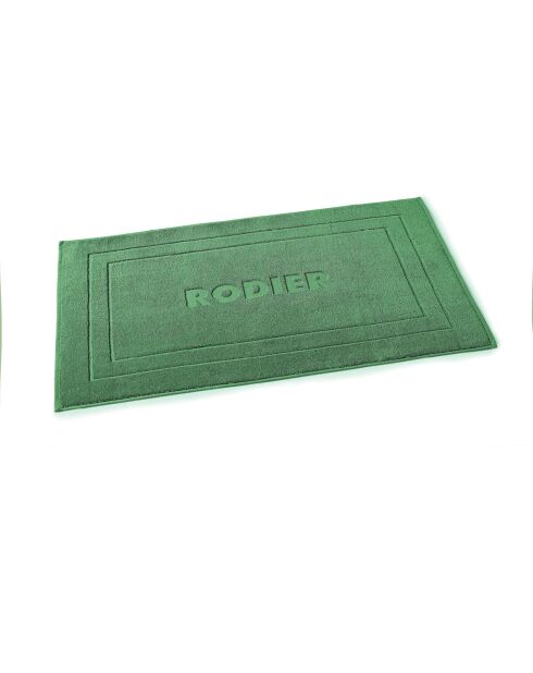 Tappeto da bagno verde bottiglia - 60x100 cm