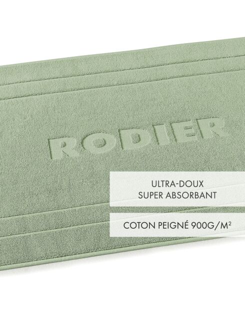 Tappeto da bagno verde prato - 60x100 cm
