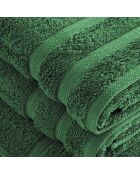 Set van 2 handdoeken en 2 badlakens flesgroen - 2x (50x100 cm) + 2x (70x140 cm)