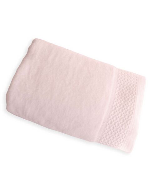 Serviette de bain rose - 70x140cm
