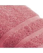 Set van 4 gastenservetten met rozenhibiscus - 30 cm