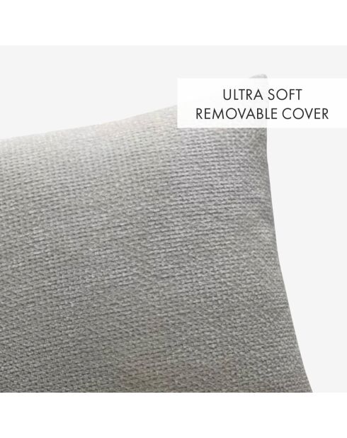 Housse de coussin Alenia blanc - 45x45 cm