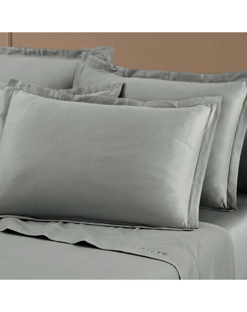 Bettlakenset Mini rechteckiger Kissenbezug aus Baumwollsatin Uni 1 Baratta Taupe 01 - 150x200 cm
