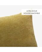 Housse de coussin Alenia jaune - 45x45 cm