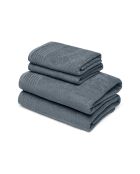 Handtuch und Badetuch aus gekämmter Baumwolle LT Preußisch blauer Schaum - 2x (50x100 cm) + 2x (70x140 cm)