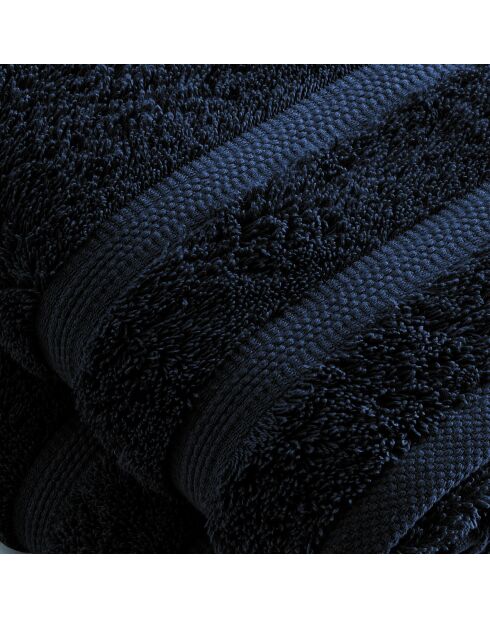 Set de 2 servilletas azul marino - 50x100 cm