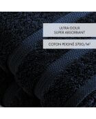 Set de 2 servilletas azul marino - 50x100 cm