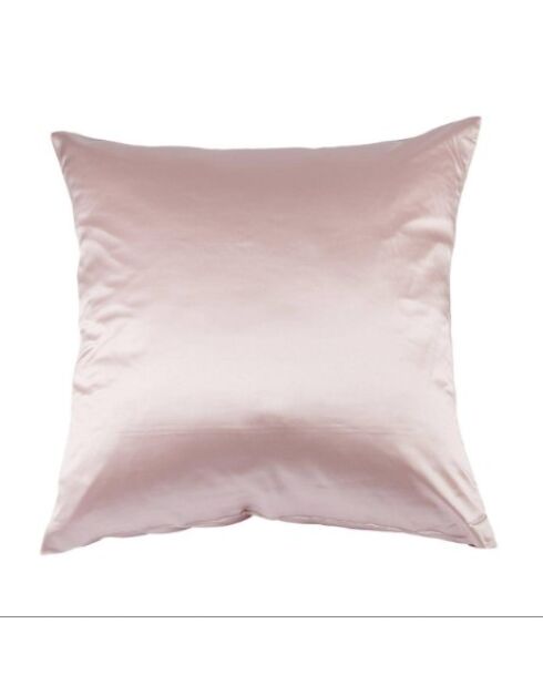 Taie d'oreiller en soie de murier rose - 65x65cm