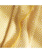 Gele geweven plaid van Venise - 130x180 cm