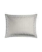 Set de 2 taies d'oreiller en coton percale Nantes taupe - 2x(50x70 cm)