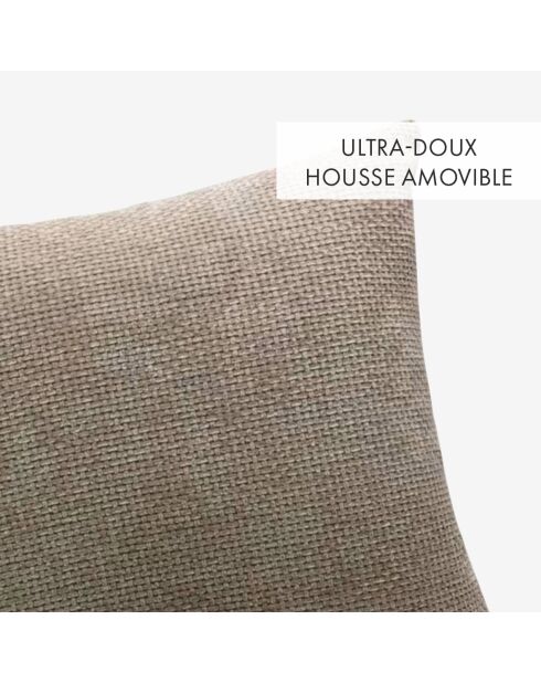 Housse de coussin Alenia rose - 45x45 cm