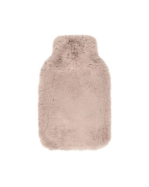 Borraccia per acqua calda con coperchio rosa chiaro - 20x33 cm