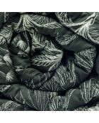Couvre-lit satin de coton Wild noir - 220x250 cm