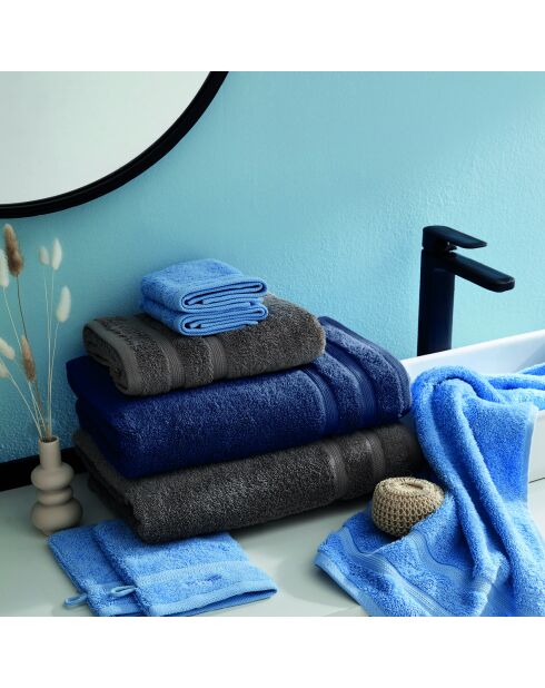 Set de 2 draps de bain marron - 70x140 cm