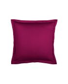 Set di 2 federe in raso di cotone Uni 1 baratta burgundy 01 - 2x (63x63 cm)