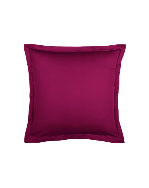 Set di 2 federe in raso di cotone Uni 1 baratta burgundy 01 - 2x (63x63 cm)