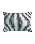 Federa Papagayo in raso di cotone bianco e nero - 2x (50x70 cm)