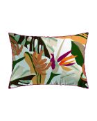 Federa Papagayo in raso di cotone bianco e nero - 2x (50x70 cm)