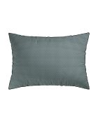 Set de 2 taies d'oreiller en satin de coton Harmonie des oiseaux vert - 2x(50x70 cm)