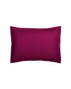 Set di 2 federe in raso di cotone Uni 1 baratta burgundy 01 - 2x (50x70 cm)