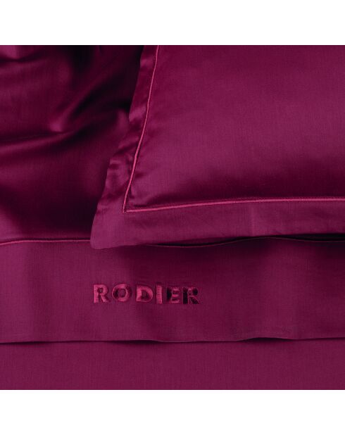 Set di 2 federe in raso di cotone Uni 1 baratta burgundy 01 - 2x (50x70 cm)