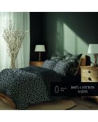 Lot de 2 taies d'oreiller satin de coton Instinct gris 03 - 2x(50x70 cm)