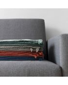 Plaid en gaze de coton terracotta - 130x170cm