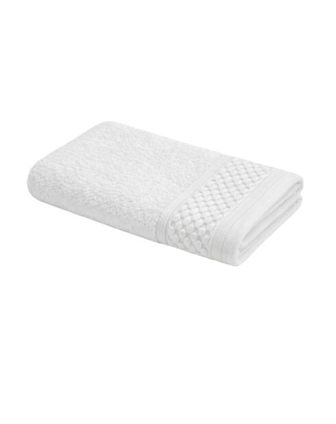 Toalla de baño blanca - 30x50 cm