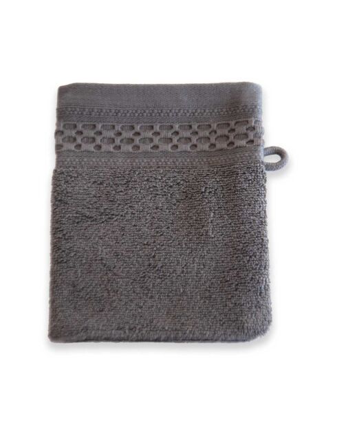 Serviette de bain anthracite - 16x21cm