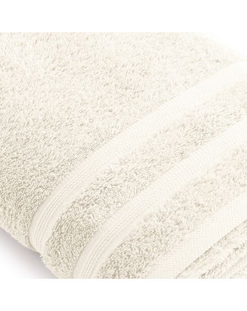 Maxi drap de bain ivoire - 100x150 cm