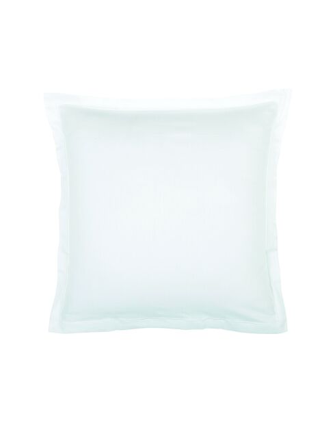 Lot de 2 taies d'oreiller satin de coton Uni 1 baratta blanc 01