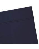 Drap plat en satin de coton Jardin d'Eden bleu foncé