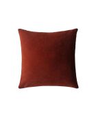 Funda de cojín Malory Redwood roja - 45x45 cm