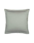Lot de 2 taies d'oreiller satin de coton Uni 1 baratta taupe 01