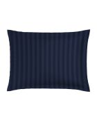 Set aus 2 Kissenbezügen aus Baumwollsatin Nuit Floral dunkelblau - 2x (50x70 cm)