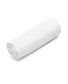 Drap housse en percale de coton uni blanc