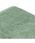 Asciugamano + telo da bagno in cotone pettinato LT Ecume verde salvia - 2x (50x100 cm) + 2x (70x140 cm)