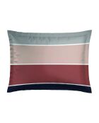Funda de almohada de satén de algodón nude marrón natural, 2 x 50 x 70 cm