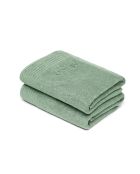 Set aus 2 Badetüchern aus gekämmter Baumwolle LT Ecume salbeigrün - 2x (70x140 cm)
